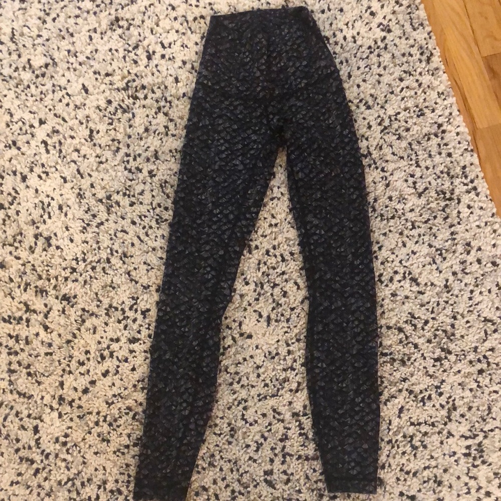 lululemon athletica Black Textured looking Leggings